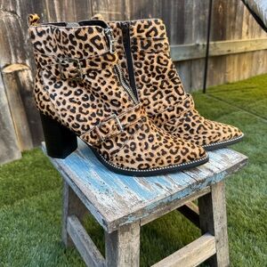 Steve Madden Leopard Booties